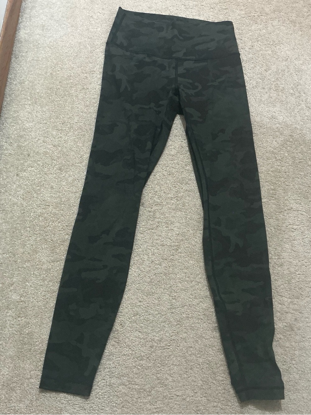 lululemon athletica Dark Green Camo High-Rise Leggings